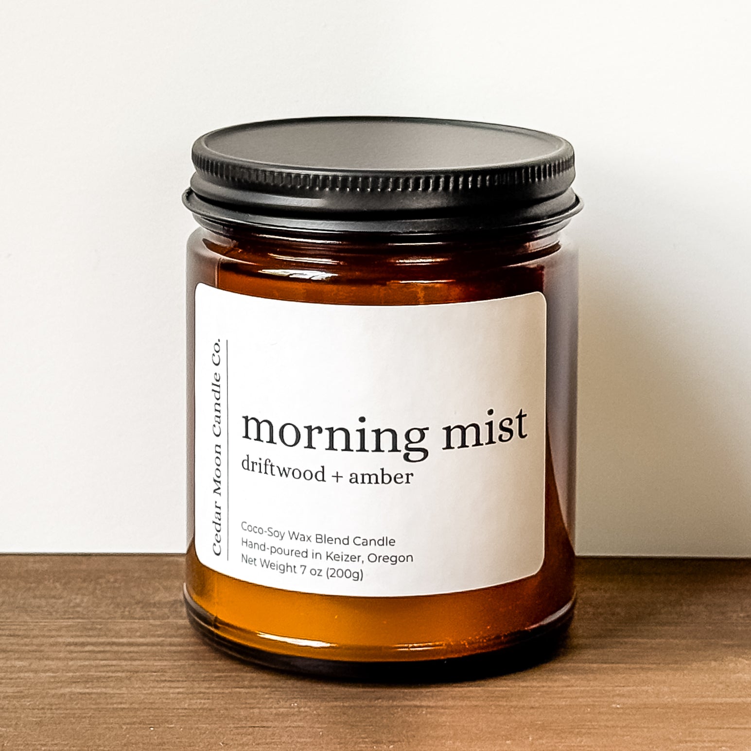 Morning Mist Candle | Fresh Air, Driftwood + Amber
